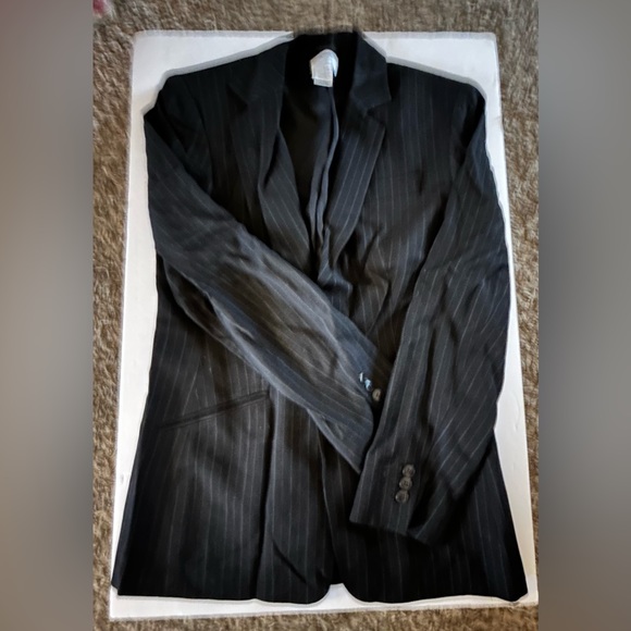 Ann Taylor Loft Double Breasted Pin Striped Suite - Picture 2 of 3